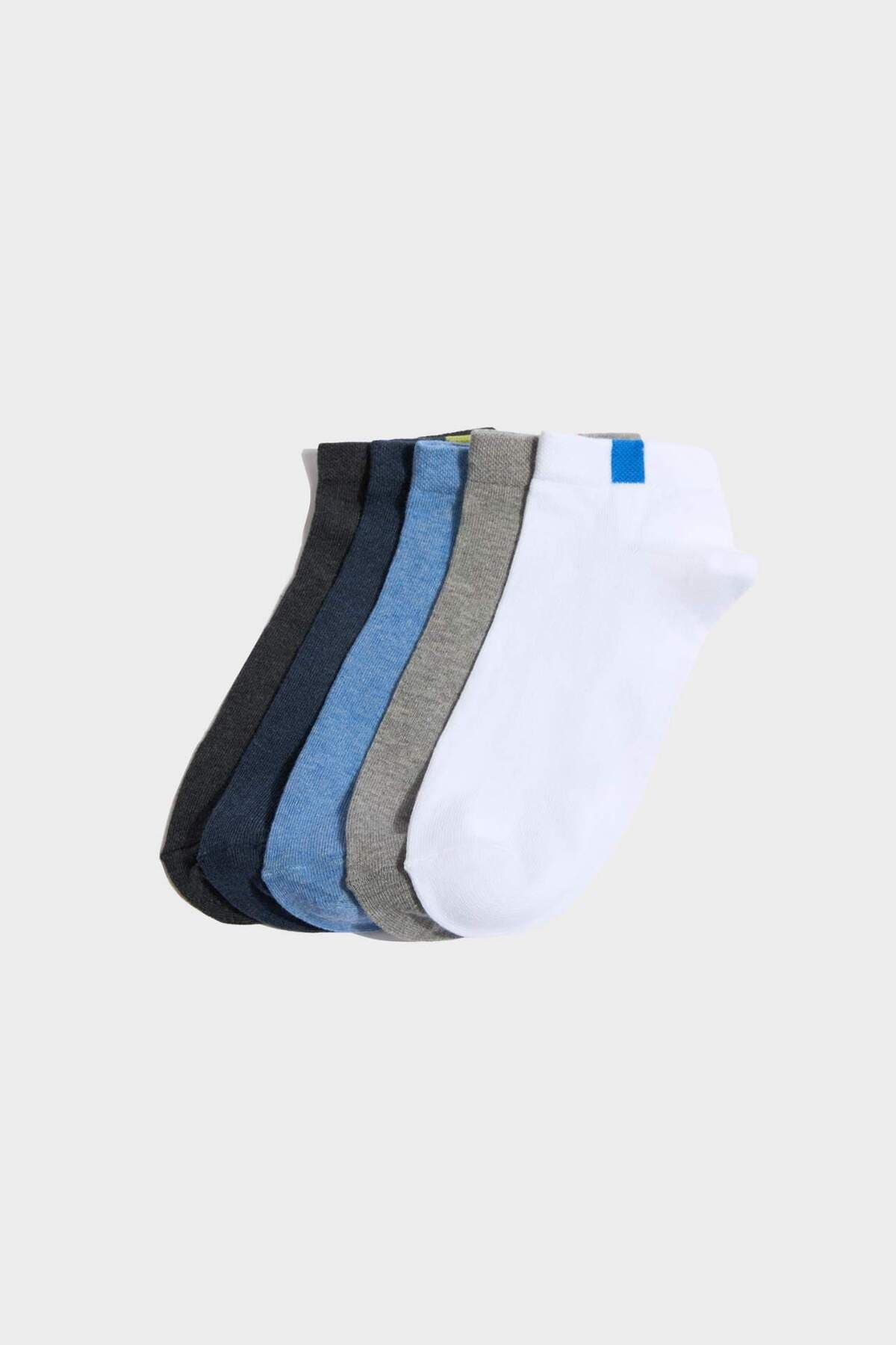 5-teilige Baumwoll-Booties-Socken für Herren H1717AXNS